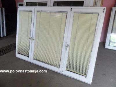 Trokrilni PVC prozor 217 x 140cm iz Nemačke Gradjevinarstvo - PVC Prozori i Vrata Srbija